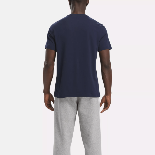 Men's Reebok Identity Big Stacked Logo T-Shirt - Image 3
