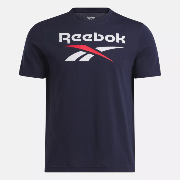 Men's Reebok Identity Big Stacked Logo T-Shirt - Image 4