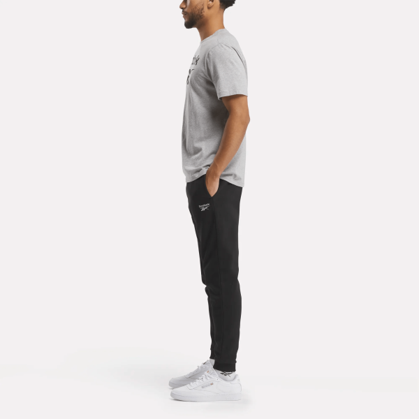 Men's Reebok Identity Small Logo Fleece Joggers - Image 2