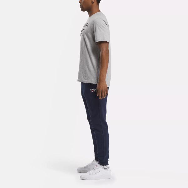 Men's Reebok Identity Small Logo Fleece Joggers - Image 2