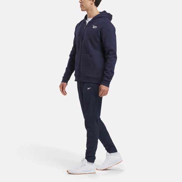 Men's Reebok Identity Small Logo Fleece Full-Zip Hoodie - Image 2