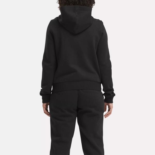 Women's Reebok Identity Small Logo Fleece Full-Zip Hoodie - Image 3