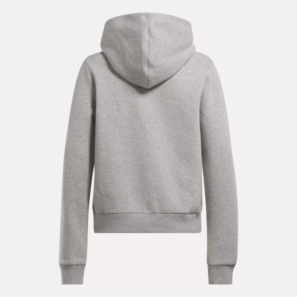 Women's Reebok Identity Small Logo Fleece Full-Zip Hoodie - Image 7