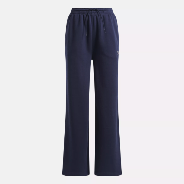Women's Reebok Identity Small Logo Fleece Wide Leg Pants - Image 4