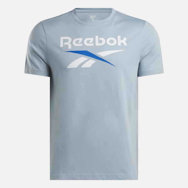 Men's Reebok Identity Big Stacked Logo T-Shirt - Image 4