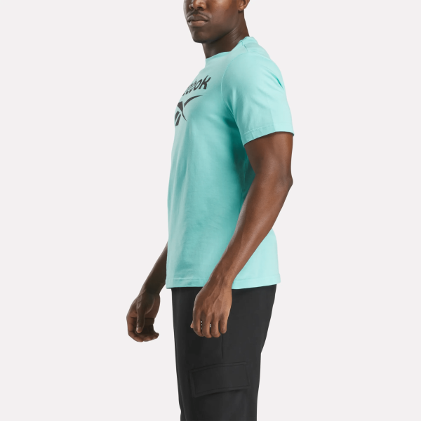 Men's Reebok Identity Big Stacked Logo T-Shirt - Image 2