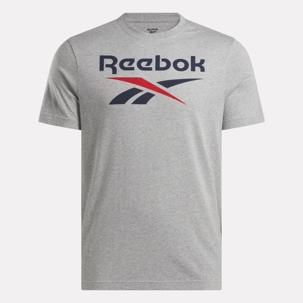 Men's Reebok Identity Big Stacked Logo T-Shirt - Image 4