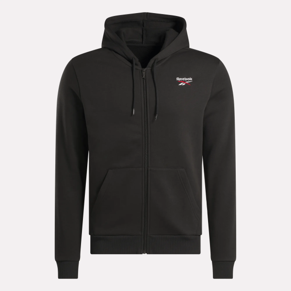 Men's Reebok Identity Small Logo Fleece Full-Zip Hoodie - Image 4