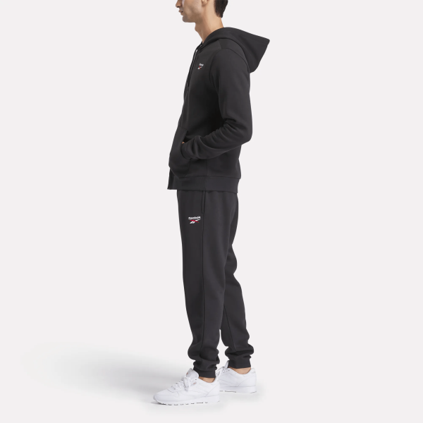 Men's Reebok Identity Small Logo Fleece Full-Zip Hoodie - Image 2