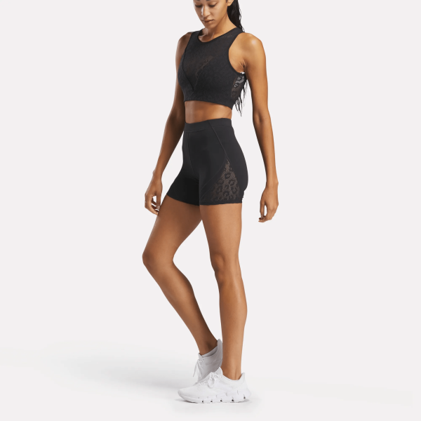 Women's Mesh High-Rise Bike Shorts 5 - Image 2