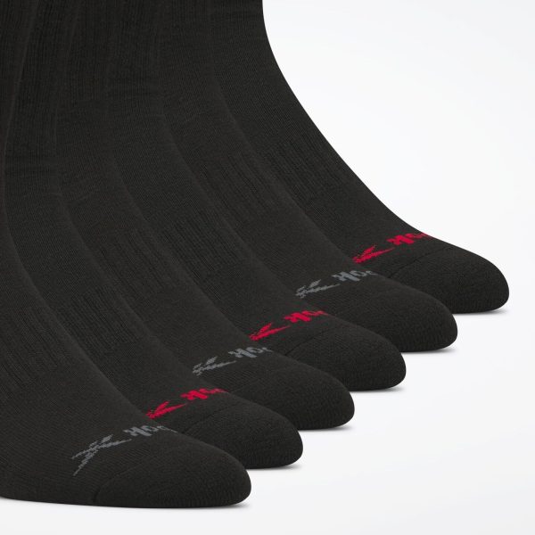 Men's Reebok Basic Crew Socks 6 Pairs - Image 2