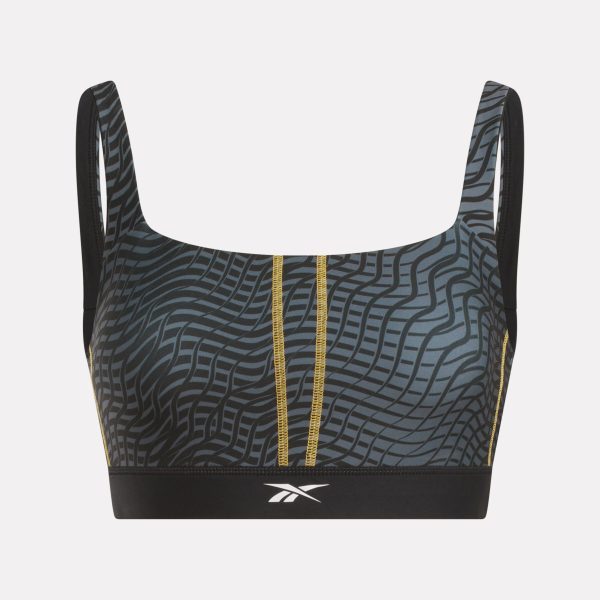 Women's Hype Pack Blocked Allover Print Bralette - Image 6