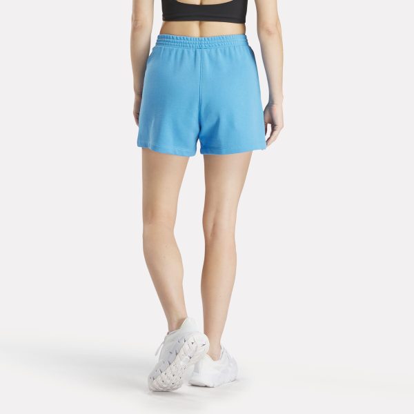 Women's Identity Small Logo French Terry Shorts 4 - Image 3