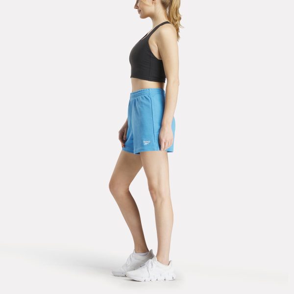 Women's Identity Small Logo French Terry Shorts 4 - Image 2