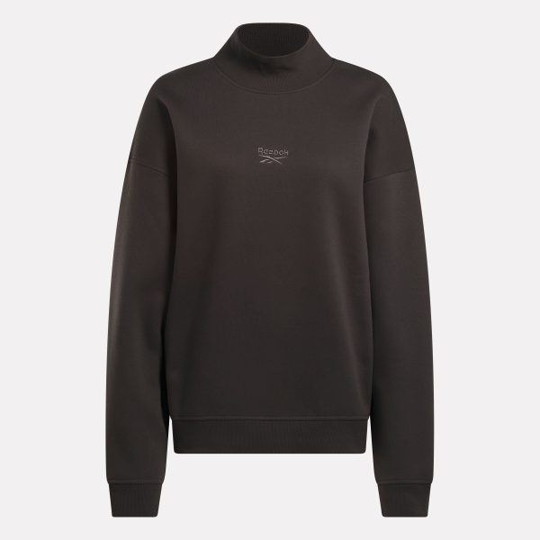 Women's Longline Roll Neck Sweatshirt - Image 4