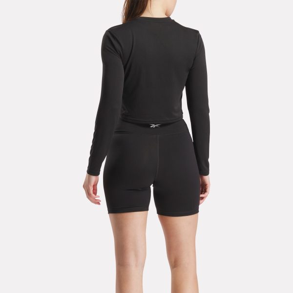 Women's Core Slim Fit Crop Long Sleeve Tee - Image 3