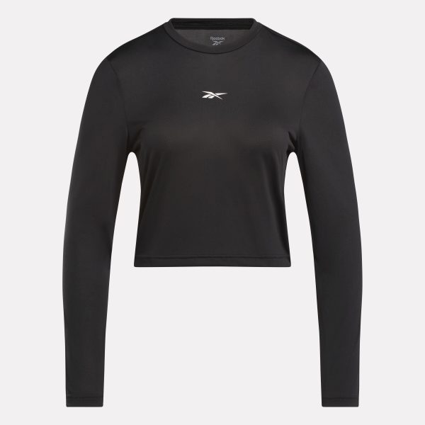 Women's Core Slim Fit Crop Long Sleeve Tee - Image 4