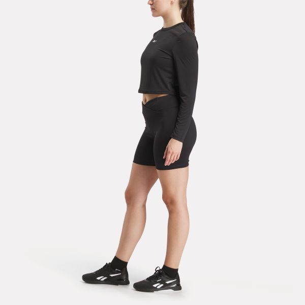 Women's Core Slim Fit Crop Long Sleeve Tee - Image 2