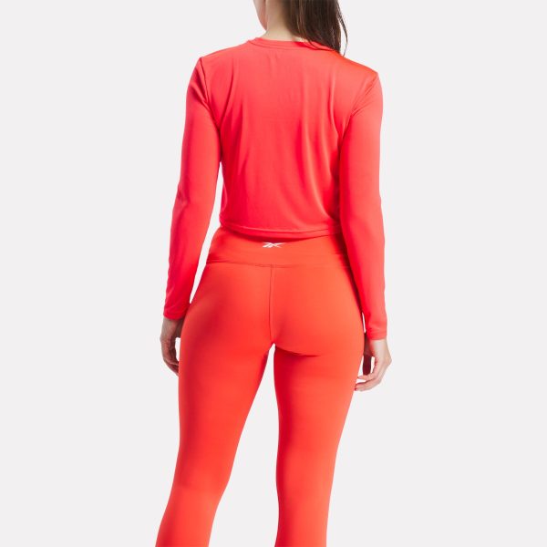 Women's Core Slim Fit Crop Long Sleeve Tee - Image 3