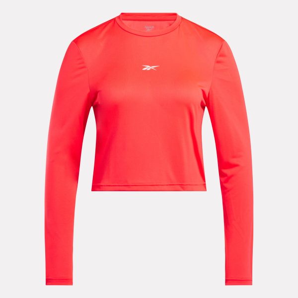 Women's Core Slim Fit Crop Long Sleeve Tee - Image 4