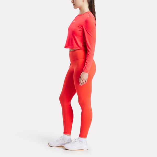 Women's Core Slim Fit Crop Long Sleeve Tee - Image 2