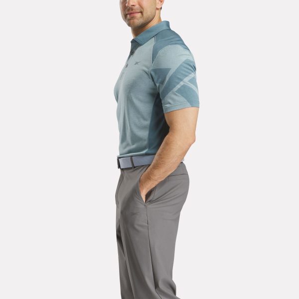 Men's Short Sleeve Signature Vector Sleeve Polo Shirt - Image 2