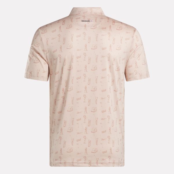 Men's Short Sleeve Tournament Etching Print Polo Shirt - Image 5