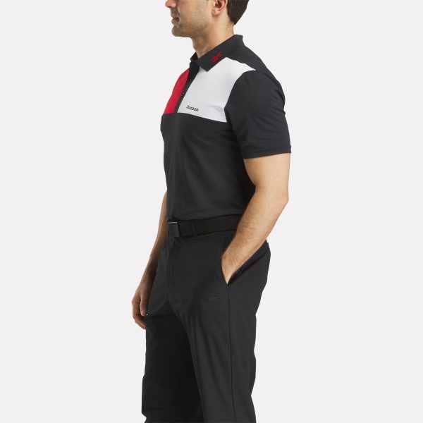 Men's Colorblock Bonded Collar Polo Shirt - Image 2