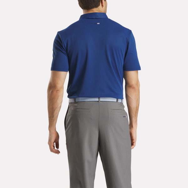 Men's Colorblock Bonded Collar Polo Shirt - Image 3