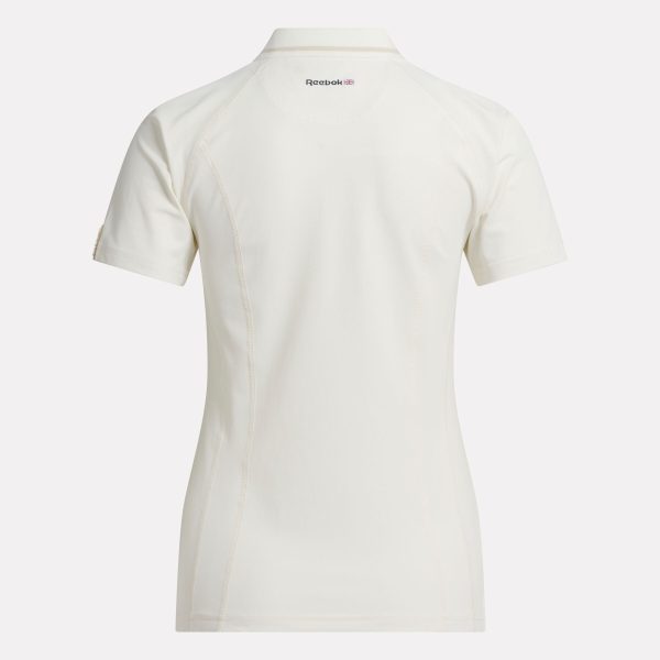 Women's Short Sleeve Zip Bodycon Golf Polo Shirt - Image 4