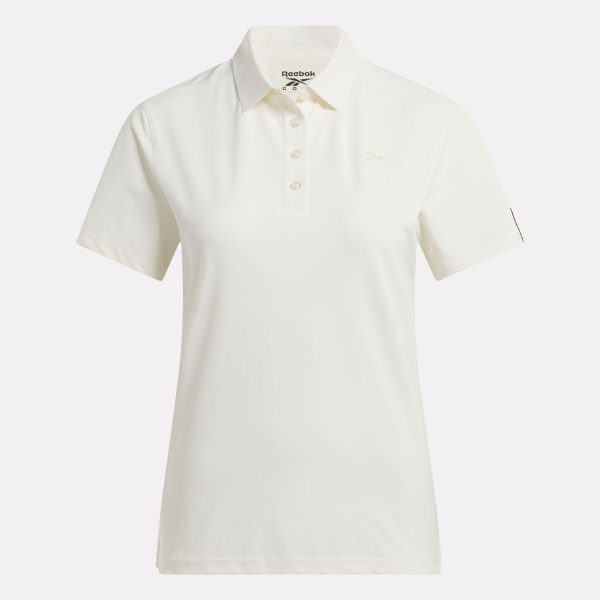 Women's Short Sleeve Stretch Pique Placket Polo Shirt - Image 2