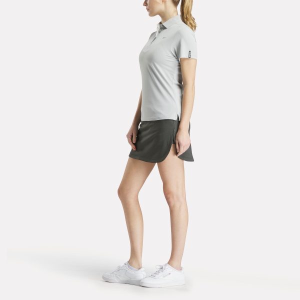 Women's Short Sleeve Stretch Pique Placket Polo Shirt - Image 3
