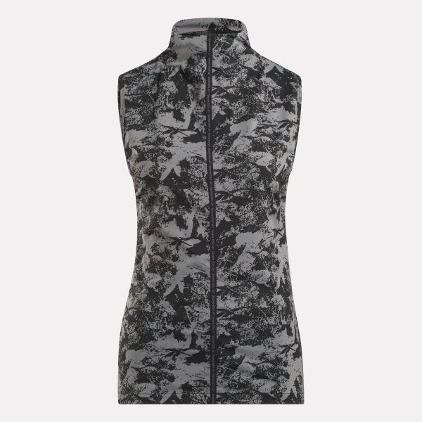 Women's Sleeveless Mock Neck Golf Top - Vector Abstract Print - Image 4