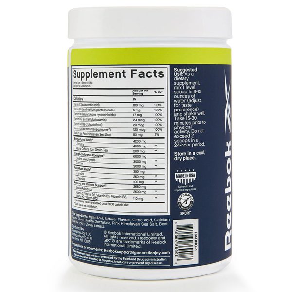 Reebok ReeEnergize Pre-Workout + Creatine - Image 4