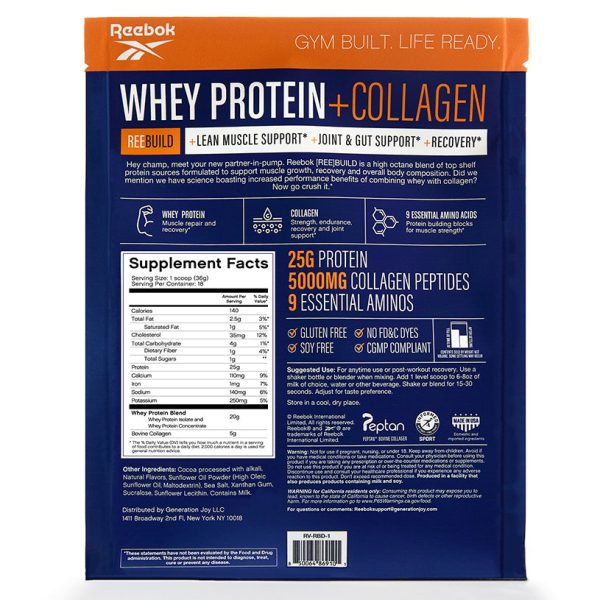 Reebok ReeBuild Whey Protein + Collagen - Image 3