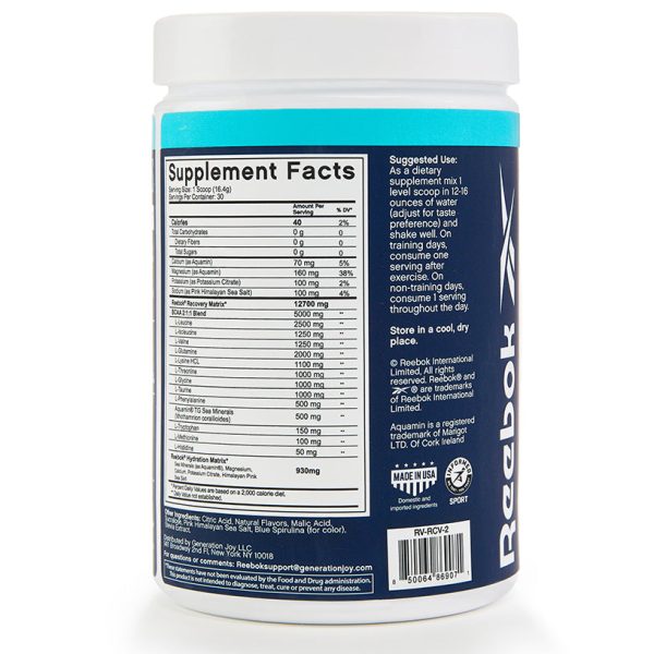 Reebok ReeCover BCAA + EAA + Electrolytes - Image 3